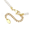 ABS Plastic Imitation Pearl Beaded Necklaces NJEW-JN04859-01-5