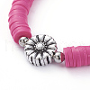 Adjustable Nylon Cord Braided Bead Bracelets BJEW-JB05103-02-3