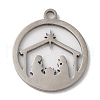 Christmas 201 Stainless Steel Pendants STAS-D053-04P-1