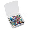 Electroplate Faceted Glass Pendants HJEW-TA0001-05-3