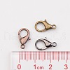 1 Box 120PCS 6 Colors Zinc Alloy Lobster Claw Clasps PALLOY-X0011-NF-B-3