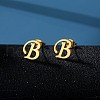 201 Stainless Steel Stud Earrings WG24A34-02-1