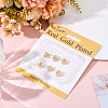 Beebeecraft 20Pcs Brass Lotus Beads KK-BBC0015-59-6