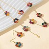 Flower Alloy & Acrylic Jewelry Set FS-WG36751-01-1
