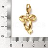 Bowknot 304 Stainless Steel Pendant Decorations STAS-G352-17G-3
