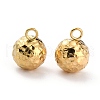 Ion Plating(IP) 304 Stainless Steel Charms STAS-O147-03C-G-2