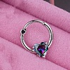 316L Stainless Steel Hoop Nose Rings WGEE114-11-1