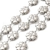 304 Stainless Steel Flower Link Chains CHS-C016-05P-1