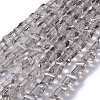 Electroplate Glass Beads Strands EGLA-L023B-PL01-1