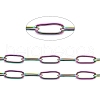 Ion Plating(IP) 304 Stainless Steel Paperclip Chains CHS-F010-01B-MC-01-1