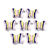 Transparent Acrylic Enamel Beads TACR-G040-05B-3