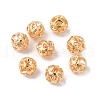 Hollow Brass Beads KK-K333-01A-G-2