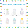 AHADERMAKER 36Pcs 6 Colors Luminous Plastic Pendants KY-GA0001-22-2