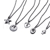 Non-magnetic Synthetic Hematite Necklaces NJEW-G331-04-2