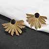 304 Stainless Steel Studs Earrings for Women EJEW-K306-32G-1