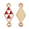 Alloy Enamel Connector Charms ENAM-Z006-04KCG-1