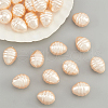  1 Strand Electroplate Shell Pearl Beads Strands BSHE-NB0001-21-4