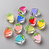 Transparent Enamel Acrylic Beads TACR-S155-003-1