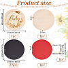 Round Wooden Cover Baby Scrapbook DIY Binder Photo Album DIY-WH0349-113A-2