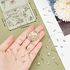 Beebeecraft 40Pcs Brass Stud Earring Findings KK-BBC0013-23A-3