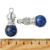 Natural Dyed Lapis Lazuli Pendants G-C114-04P-14-3