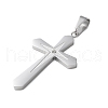 304 Stainless Steel Pendants STAS-G346-37P-2