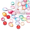 40Pcs 4 Style Transparent Glass Cabochons GGLA-YW0001-09-4