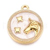 Alloy Enamel Pendants X1-ENAM-T021-03E-1