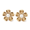 304 Stainless Steel Stud Earrings EJEW-M073-15G-4
