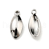 Non-Tarnish 304 Stainless Steel Charms STAS-R124-06P-2