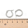 Tarnish Resistant 304 Stainless Steel Hoop Earrings EJEW-F105-12P-4