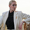 SUPERFINDINGS 2Pcs 2 Colors Feather Alloy Rhinestone Scarf Buckle Clips JEWB-FH0001-53-5