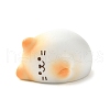 Lying Cat Resin Sculpture Display Decorations DJEW-V001-01H-1