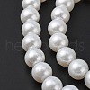 Glass Pearl Beads Strands X-HY-10D-B01-1-2