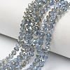 Electroplate Glass Beads Strands EGLA-A034-T2mm-K02-1