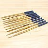 10 Pcs Carbon Steel Diamond File Set WOCR-PW0001-319A-1