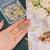 CHGCRAFT 24Pcs 2 Colors Brass Links/Connectors KK-CA0002-74-3