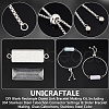 Unicraftale DIY Blank Rectangle Dome Link Bracelet Making Kit DIY-UN0005-31-5