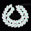 Handmade Bumpy Lampwork Beads Strands LAMP-N021-031A-2