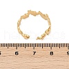 304 Stainless Steel Adjustable Open Cuff Rings for Women RJEW-Z089-04G-01-3