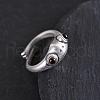 Frog Alloy with Natural  Red Corundum Cuff Rings FS-WGCE30D-01-1