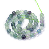 Natural Fluorite Beads Strands G-S150-38-6mm-3