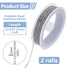 DICOSMETIC 20M 304 Stainless Steel Cable Chains CHS-DC0001-04-2