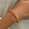 Middle Eastern Style Leaf Brass Bangles for Women QP3083-2