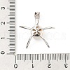 Rhodium Plated 925 Sterling Silver Pendants STER-Z003-06P-3