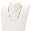 Brass Cobs Chain Necklaces NJEW-JN03457-3