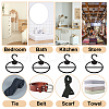 Plastic Hanging Display Stand for Silk Scarf ODIS-WH0099-29A-6