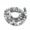 Natural Tree Agate Beads Strands X-G-T106-037-3
