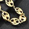 304 Stainless Steel Link Bracelets for Women BJEW-P354-05G-2