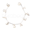 10Pcs 10 Styles Natural Freshwater Shell Beads BSHE-Z008-11-1